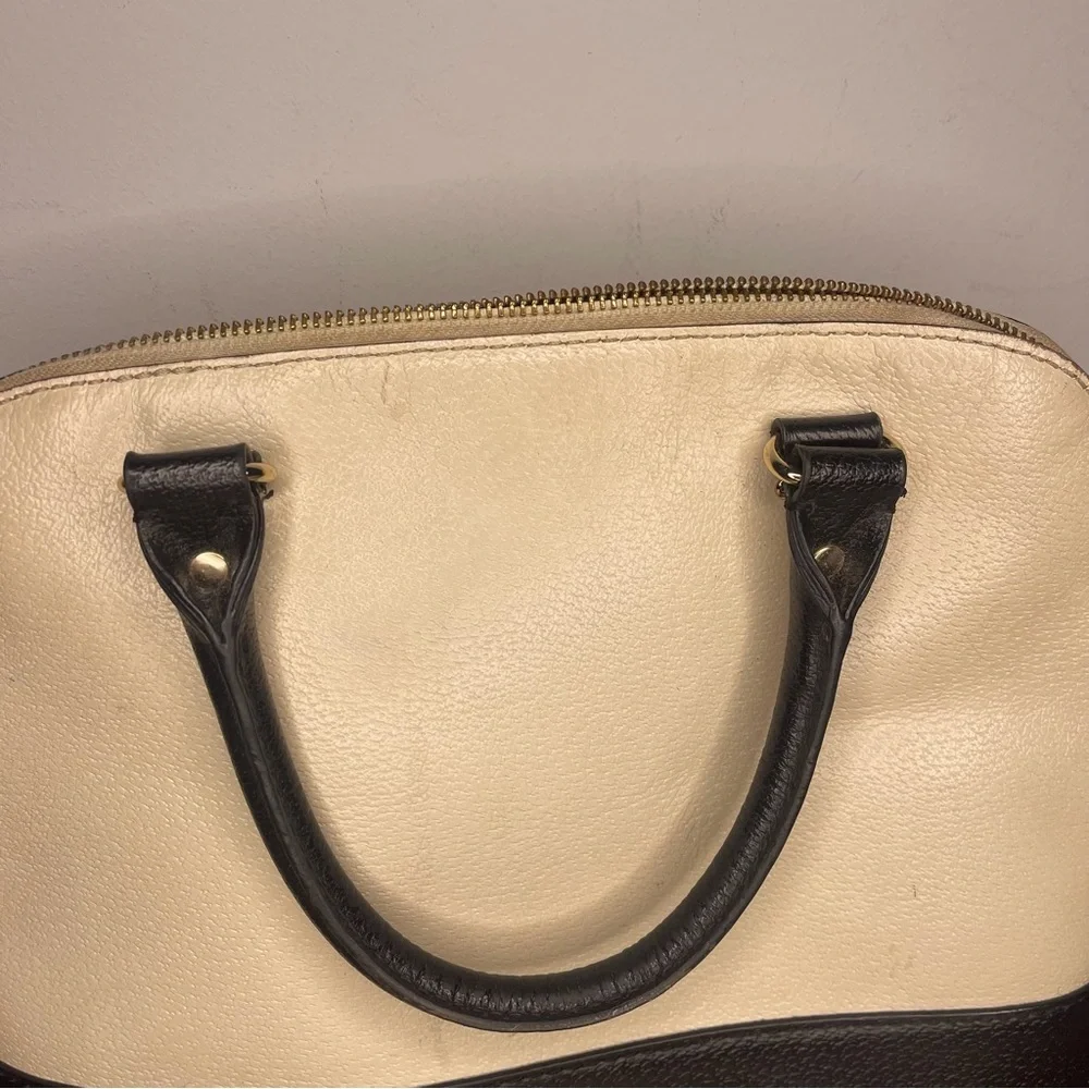 Kate Spade Wellesley Rachelle‎ off white and black handbag crossbody purse
